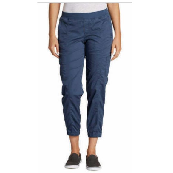 Eddie Bauer Womens Laid Back Twill Jogger Pants - Picture 7 of 8